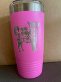 Engraved 20 oz Tumbler benefitting Mission K-9 Rescue